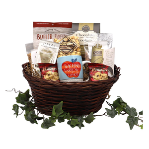 Gift Basket Village: A+ Teacher Appreciation Gift Basket - Gourmet Snacks, Mug, and More for the Best Teacher