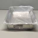 Stainless Steel Cat Litter Box for Big Cats,Large Metal Cat -Easy to Clean,Small Stainless Steel Litter Box(17.5" L x 13.6" W x 4.1" H).