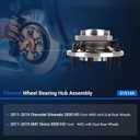 Autoround 515144 Front Wheel Bearing Fits Chevy Silverado 3500 HD & GMC