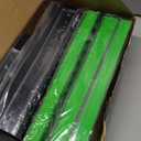 Magnetic Socket Organizer Holder Tool: 8PCS Set includes 2PCS 1/4", 4PCS 3/8", 2PCS 1/2" Drive Socket Storage Trays Toolboxs, Holding 199 Slots Soft Rubber Covering Black Green (sockets not included)