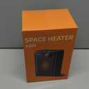 Lerat Electric Space Heater, Small Heater for Indoor Use, 1200W PTC Fast Heating Portable Heater, Overheat & Tip-Over Protection, Heating & Fan Modes for Bedroom, Office, Camping, Black