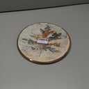 TLESKE Vintage Fall Oak Leaf Round Wall Art Decor Framed 10x10, Rustic Autumn Botanical Canvas Wall Art Prints Artwork, Neutral Beige Wall Hanging Room Door Decor Decorations for Bedroom Living Room