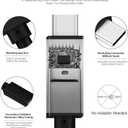 USB-C to USB-C Cable (40Gbps) SuperSpeed [Certified] USB4 to USB Type-C, 100W Power (USB 3.1 & 3.2 Compatible) Nylon Braided, Dual 4k or Single 5k @60hz Display (1.6ft/40Gbps)