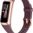 Fitness Tracker with Step Counter/ Calories/ Stopwatch, Activity Tracker, Health Tracker with Heart Rate Monitor, Sleep Tracker, 1.10''AMOLED Touch Color Screen, Pedometer Watch for Women Men