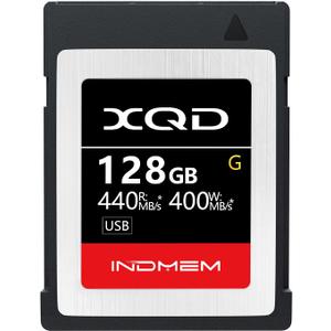 INDMEM XQD 128GB Memory Cards, 5X Tough MLC XQD Flash Memory Cards High Speed G Series| Max Read 440MB/s, Max Write 400MB/s