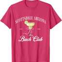 Scottsdale bachelorette Arizona bachelorette bach club 2024 T-Shirt (M, Red Heather)
