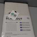 100% Blackout Shield Linen Blackout Curtains for Bedroom 84 Inches Long, Back Tab/Rod Pocket Living Room Drapes, Thermal Insulated Blackout Curtains 2 Panels Set, 50" W x 84" L, Cream