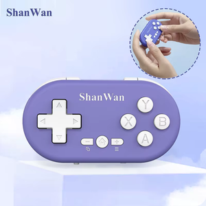 ShanWan Bluetooth Gamepad Keychain Sized Mini Controller for Switch, Windows, Android, iOS & PS4