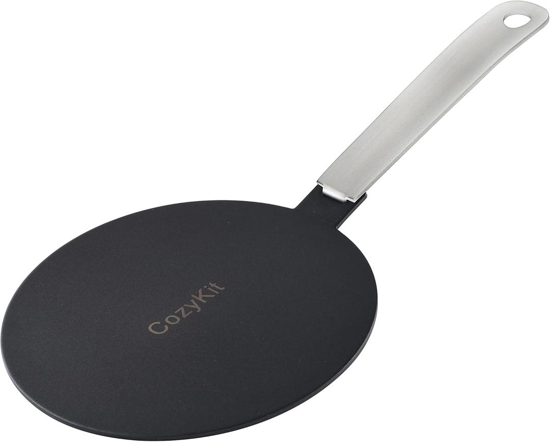 7.5inch Heat Diffuser Stainless Steel Induction Adapter Plate Removable Handle Coffee Milk Cookware Induction Hob Heat Cooking Diffuser for Electric Stove (20cm)
