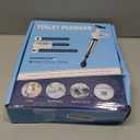 Toilet Plunger, High Pressure Drain Clog Remover, Plungers for Bathroom, Air Drain Unclogger Blaster with Visual Barometer, Toilet Plunger Heavy Duty Powerful Drain Toilet Snake Auger, Sink Plunger (White)