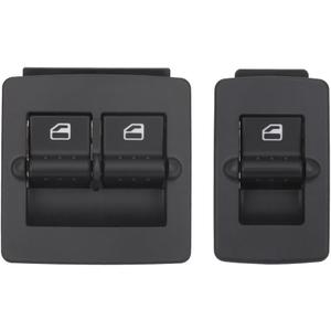 Power Window Switch Button Driver Side & Passenger Side Compatible with VW Volkswagen Beetle 1998-2010, Replace OEM 1C0959527, 1C0959855