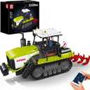 Mould King 17093 Crawler Tractor Technique Building Set, App-Controlled/RC Farm Truck Construction Vehicle Toys, DIY Engineering STEM Model Kit, Gifts Idea for Age 14+/Adult-1357 Piece