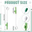 Didaey 20 Pcs Suction Swab Toothbrush Care Disposable Oral Swab Suction Toothbrush for Machine Sponge Individually Wrapped for Elderly Adults Oral Dental Mouth Care (Green)