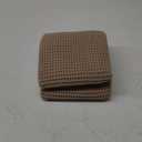 RESARE Waffle Bath Mat for Bathroom, Super Absorbent Bathroom Rugs Non Slip Machine Washable, Ultra Soft Quick Dry Boho Bath Rugs with Tassels for Floor, Upgraded Bordered Design, 24"x36" Brown