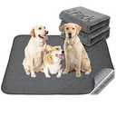 Washable Dog Pee Pads 36x72 2Pack Reusable Whelping Pads, Absorb Dog Mats Non-Slip Puppy Training Pads for Whelping, Potty, Training, Playpen, Crate