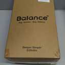 BALANCE Cat Bed Kitten Bed, Washable Round Cat Beds for Indoor Cats, Super Soft Plush Faux Fur Pet Bed for Puppy and Kitten with Anti-Slip Bottom (Grey)