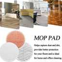 Spinwave Mop Pads Fit for Bissell Spinwave 20399 23157 23159 2039A 2124A 20393 2039T 2039W 20391 20395 2307 2315A Heavy Soft Scrubby Pads for Hardwood Floor Cleaning Replacement Pads(12Pack)