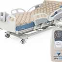 Vaunn Medical Cloud Air Whisper Quiet Alternating Air Pressure Mattress Topper with Pump Twin Size 36" x 78" x 3" (Standard)