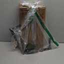 QEEIG Bathroom Floating Shelves for Wall - 15.7" Wall Mounted Shelf Over Toilet Farmhouse Home Decor Display Bookshelf Small 15.7 x 6.7 inch Set of 2, Rustic Brown (008-40BN)