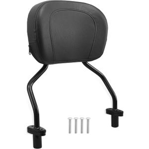 Rigid Bolt-On Sissy Bar Backrest Compatible with Harley FLRT FreeWheeler 2015-2024 Road Glide 3 FLTRT 2023-2024 (Black)