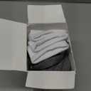 Mens 100% Cotton Cushioned Crew Socks, Athletic Performance Moisture Wicking Work socks (Medium-Large, 5 Pairs White)