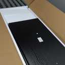 Sweetcrispy Book Shelf, 5 Tier Bookcase, Modern Tall Bookshelf for Garage Kit, CDs, Movies, Industrial Corner Storage Organizer for Bedroom Home Office Kitchen Living Room, Black