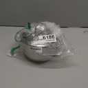 Daniks Tokio Stainless Steel Stock Pot 3 Quart, with Glass Strainer Lid, Induction Ready, Dishwasher Safe, Measuring Scale, Silver