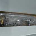 HARDURA Commercial Kitchen Sink Faucet Wall Mount Utility Sink Faucet 8 Center and 10 Swing Spout