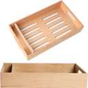 Mantello Cigars Spanish Cedar Cigar Tray - Adjustable Divider, Fits Large Humidors, for Humidor or Walk-in Closet 12.5" x 7.5"x 2.25"