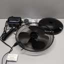 HOLMES 12" Table Fan, 75 Oscillation, 3 Speeds, 15 Adjustable Head Tilt, Ideal for Home, Bedroom or Office, Black