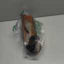 Leather Gym Fitness Belt, 4" & 6" Padded Lumbar Back Support, 10 Adjustable Holes for Weightlifting Powerlifting Bodybuilding Deadlift Squat Workout Strength Training (Black)