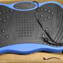 Vibration Plate Exercise Machine, 130 Levels Full Body Workout Vibrating Plate for Lymphatic Drainage Weight Loss, 450 Lbs Capacity Shake Platform with Resistance Bands Bluetooth for Women Men