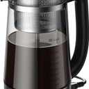 KIDISLE Percolator Coffee Pot Electric Coffee Maker, Brews 210 Cups, Auto Keep Warm, Stainless Steel Basket, Borosilicate Glass, Easy-Pour Spout, Cool-Touch Handle