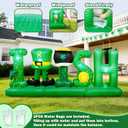 8FT St Patricks Day Inflatables Decorations, Built-in LED Lights Inflatable Irish Letters with Shamrock & Gold Coin Pot & Gold Coins Outdoor St Patricks Day Holiday Lawn Yard Garden Patio Dcor (8FT)