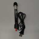 Aquarium Heater 25W 50W 100W 200W 300W Auto Submersible Heater Thermostat Fish Tank Heater with Suction Cups Thermometer Sticker Submersible Heater (25W)