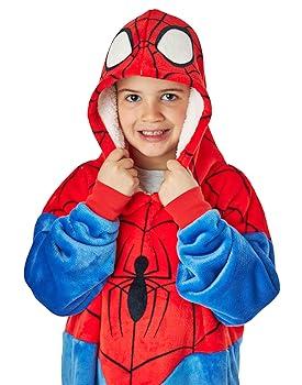 Snug Fit Adult Onesie Pajamas, (X-Large, Regular, Regular, Blue/Red)