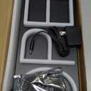 HiNeon White Neon Open Sign 20inx7in LED Light w/Remote Controller, Electric Light Up Open Sign for Business Store, w/Hanging Chain for Shop Windows, Direct Plug-In w/ 12V Power Adapter