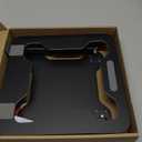 Adjustable Laptop Stand for Desk, Metal Foldable Laptop Riser, Ventilated Cooling Bracket, Ergonominc Computer Notebook Stand for Desk Compatible with 10-15.6 Laptops (Classic Black)