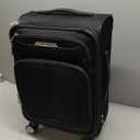 Samsonite Solyte DLX Softside Expandable Luggage with Spinner Wheels, Midnight Black, Carry-On 20-Inch