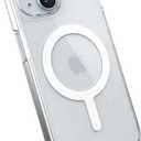 AT&T Essentials Edge Pro Compatible with iPhone 15 14 13 Professional Magnetic Protection Case with Drop Protection Anti-Slip Design Clear Screen Protection