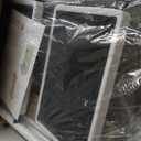 4 Step Ladder, 44-Inch Iron Step Stool with Non-Slip Pedals and Handrails - Portable Heavy Duty Steel Ladder for Kitchen, Garage, and Outdoor Use