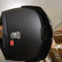 TRIANGLE FF351 Motorcycle Helmet for Street Bike, Black, DOT Approved large