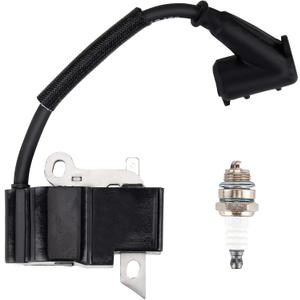 Ignition Coil 1133 400 1350 with Spark Plug for Stihl MS 270 280 MS270 MS270C MS270Z MS280 MS280C MS280Z Chainsaw 0000 400 7011