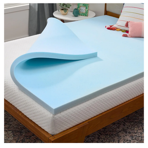 LINENSPA Memory Foam Mattress Topper - 2 Inch Gel Infused Memory Foam - Plush Feel - Cooling and Pressure Relieving - CertiPUR Certified - Dorm Room Essentials - Twin XL Size