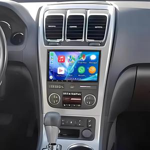 Car Stereo Radio for GMC Acadia 2008-2012 with Wireless CarPlay and Android Auto, 8" IPS Touchscreen Android 14 Double Din Car Audio Receiver w/Bluetooth GPS WiFi FM RDS SWC BT Mirror Link, 2+32G