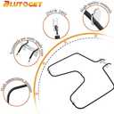 WB44K10005 WB44K10001 Oven Bake Element by Blutoget- PS249238 Fit for GE Hotpoint Americana Oven RBS360DM4BB RB526h3WW, RB757BH1WH, RB787WH1WW, RBS160DM4WW-Replaces PS249238, AP2030964, PD00001066