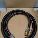Giraffe Tools Garden Hose 5/8", Custom Length, Heavy Duty, No Kink, Flexible, Rubber Garden Hose, Leakproof Water Hose, 600 Burst PSI, 8ft Female to Female Hose