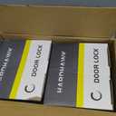 Door Handle with Lock, Passage, 10 Pack, Silver