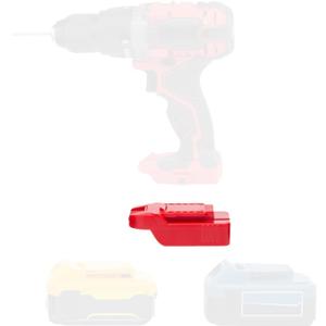 Adapter for Bauer 20v Max Cordless Tools, Compatible with De Walt & Hercules 20v Max Battery, Adapter Only, 1 Pack, Red