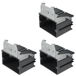 21 Cu in 1-Gang Adjustable Outlet Box, ETL Listed, 3-Pack